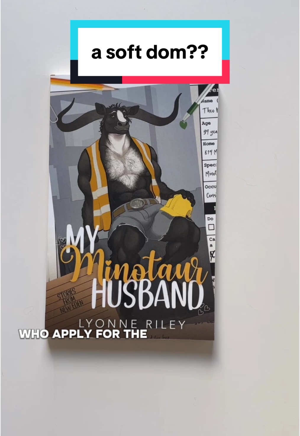 Sorry in advance for the scrunchie. I am a gremlin who writes spicy monster books.  This is a fan favorite because Theo is the perfect book boyfriend (Minotaur) who will look after you and treat you to lots of Os.  A quick, light read with lots of steamy times!  #monsterromance #monsterbooks #monsterbooktok #romancebooktok #steamyromance #spicybooktok 