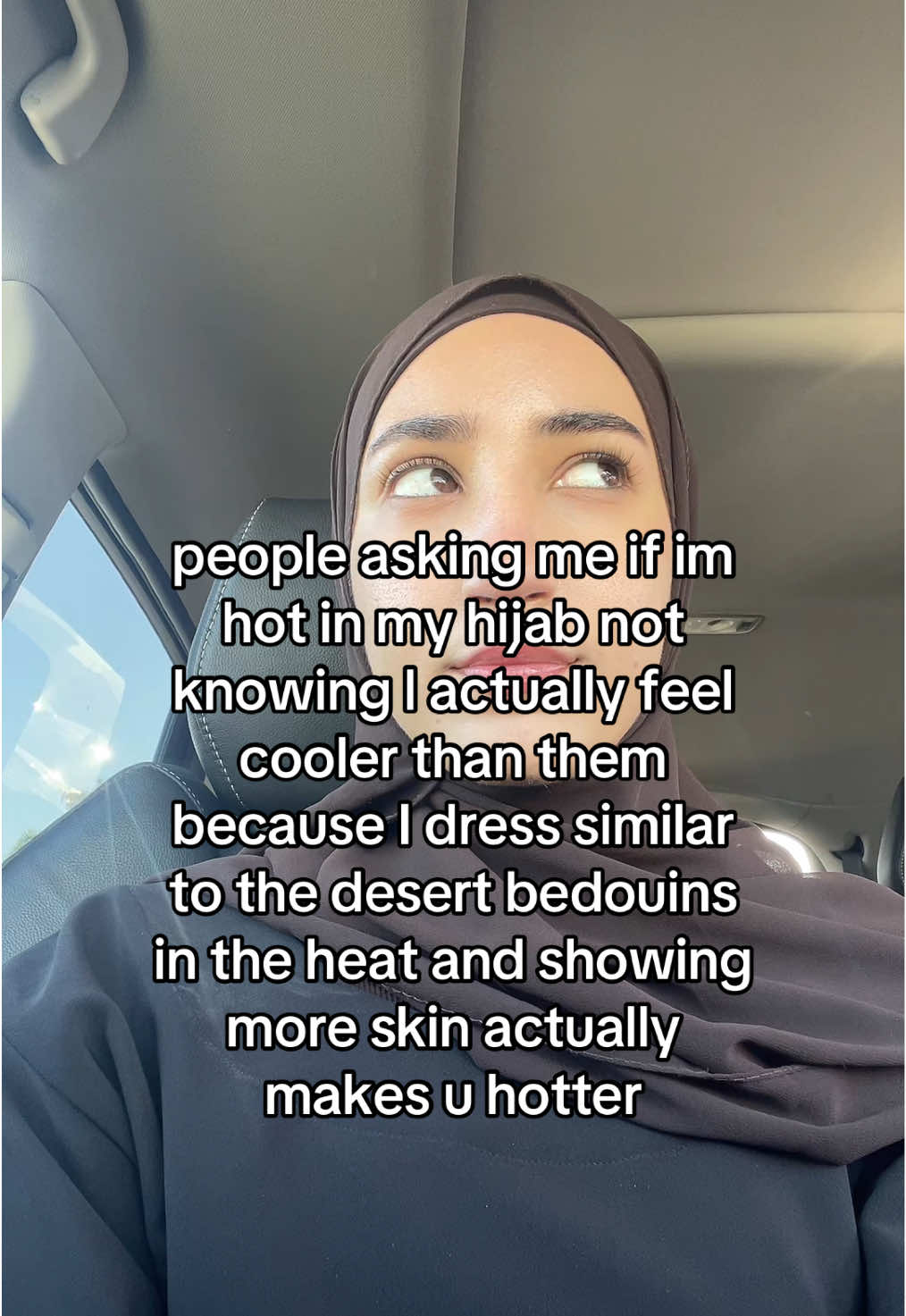 if you know how to do it right you’ll be cooler. #hijabi #abayastyle #Summer #muslimtiktok 