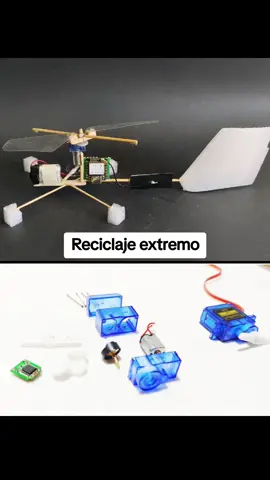 ¿Un helicóptero con un servo SG90? Convertí un simple servo SG90 en un mini helicóptero funcional, controlado con un ESP32-C3 Xiao a través de un servidor web. Desde cualquier dispositivo, puedes usar un joystick virtual para la dirección y un slider para ajustar la velocidad de vuelo. Reemplacé el motor original del servo por un coreless mucho más eficiente. Para controlar la potencia del motor, utilicé un MOSFET con señal PWM, y un L9110 está listo para futuras mejoras en el control de dirección. La estabilidad en vuelo se logra gracias a un mecanismo pasivo de barra, y la clásica cola fue sustituida por un trozo de foam con perfil aerodinámico, que ayuda a contrarrestar parcialmente la reacción del motor. Una fusión entre reciclaje electrónico, aerodinámica y control inalámbrico.  #MiniHelicóptero #ESP32C3 #ServoHack #DronCasero #FoamFlying #RobóticaCreativa #ArduinoESP #VueloControlado #PWMControl #TecnologíaDIY #InnovaciónAbierta #arte #art #arduino #esp32 