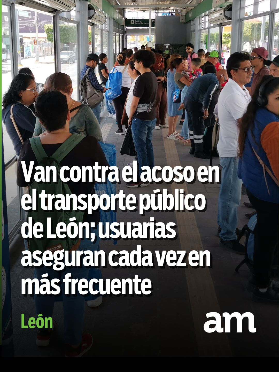 acoso transporteMiradas intimidantes, tocamientos y exhibición de partes íntimas es lo  que han sufrido las usuarias del transporte público de León y  lamentablemente cada vez es más frecuente. Por ello, el personal  operativo del SIT y Movilidad cuenta ahora con lineamientos internos de  atención en estos casos. #leonguanajuato #leongto #transportepublico #oruga #sitleon #noticias #noticiastiktok #mujeres #acoso