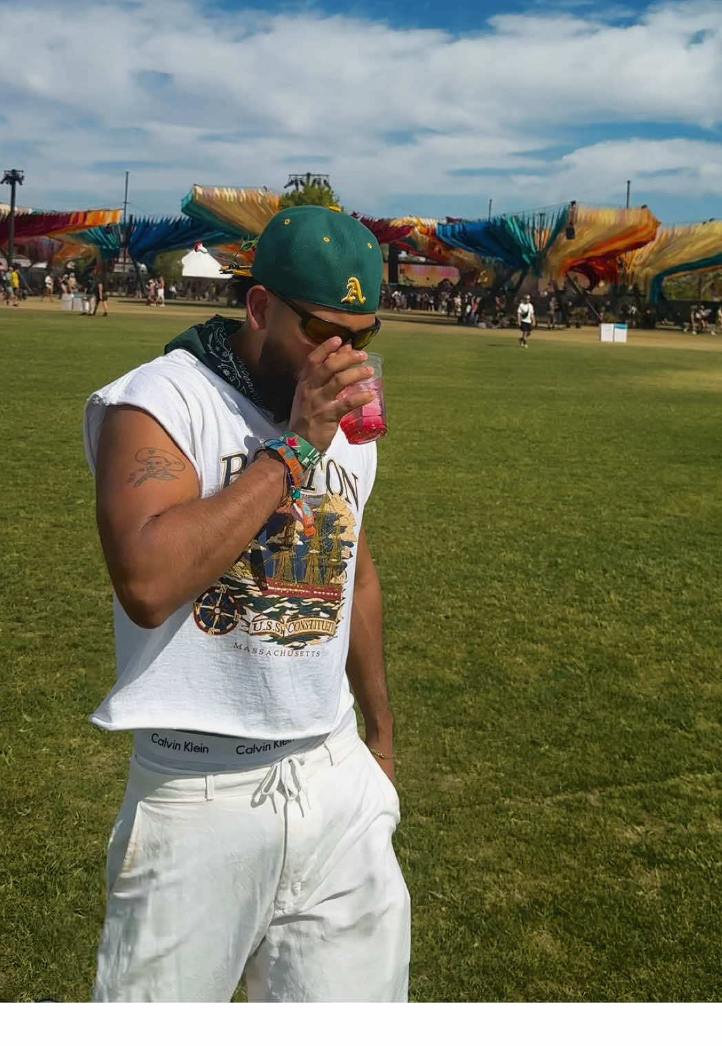 Coachella Day 2 completed ✅ #oortd #coachellafit #coachella #gyp #viral 