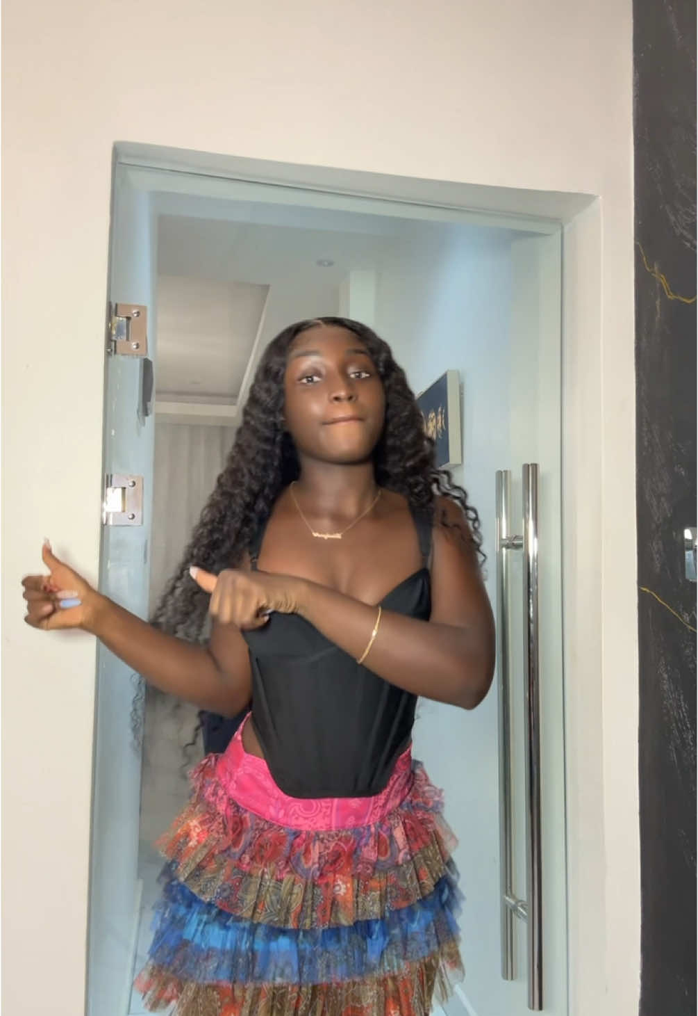 Skirt @Dream Girls tops #fyp #viral_video #blackgirlmagic #xyzcba 