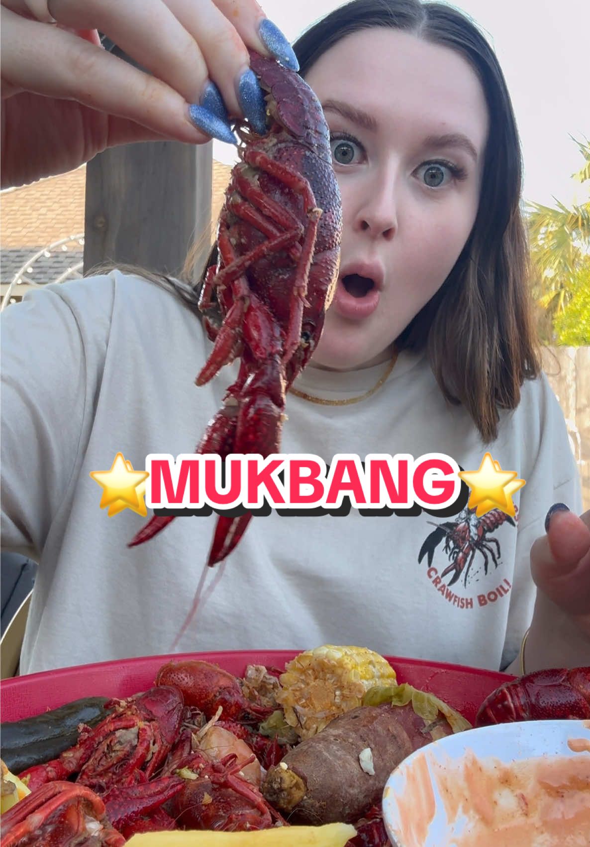 ⭐️MUKBANG⭐️ CRAWFISH🦞 BOIL @Little Cajun House #crawfish #boil #seafoodboil #mukbang 