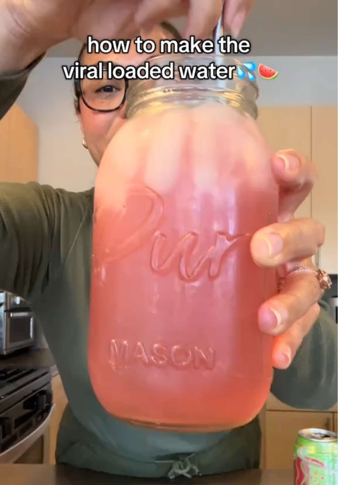 ok now i get the hype! have you tried loaded water yet? 💦🍉#loadedwater #mocktails #watermelon #electrolytes #refreshingdrinks @Drink Poppi @Vita Coco 