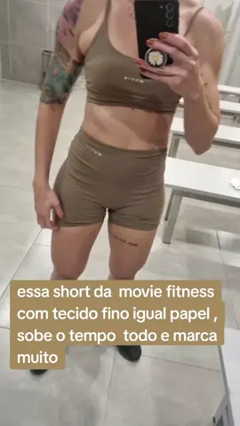 minha experiência com a movie fitness não foi boa com essa cor, o preto tem um tecido um pouco melhor. #moviefitness #usemoviefitness #lookfit 
