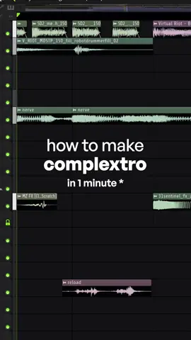 mini complextro tutorial/breakdown of how i remixed nerve by 2hollis #2hollis #edm #complextro #fyp 