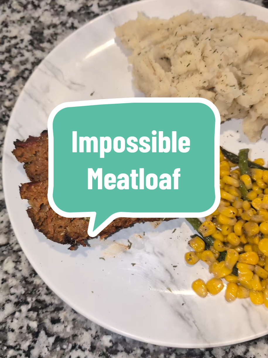 Impossible Meatloaf for the win. One of my family's favorite meals. #dinnerrecipes #DinnerIdeas #cookingtok #plantbased #veganfood #blackvegan #vegantiktok #vegantok #veganrecipes #blackvegansoftiktok #plantbasedtiktok #plantbasedrecipes #impossiblemeat #impossiblemeatloaf 
