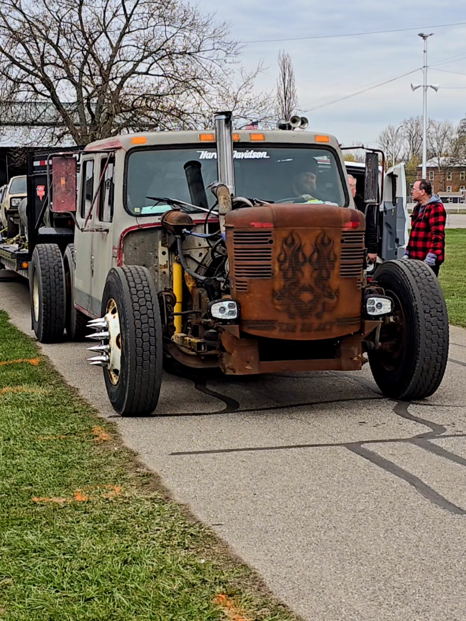 Custom Truck Drive By Engine Sound Monroe Auto Swap Meet & Car Show 2025