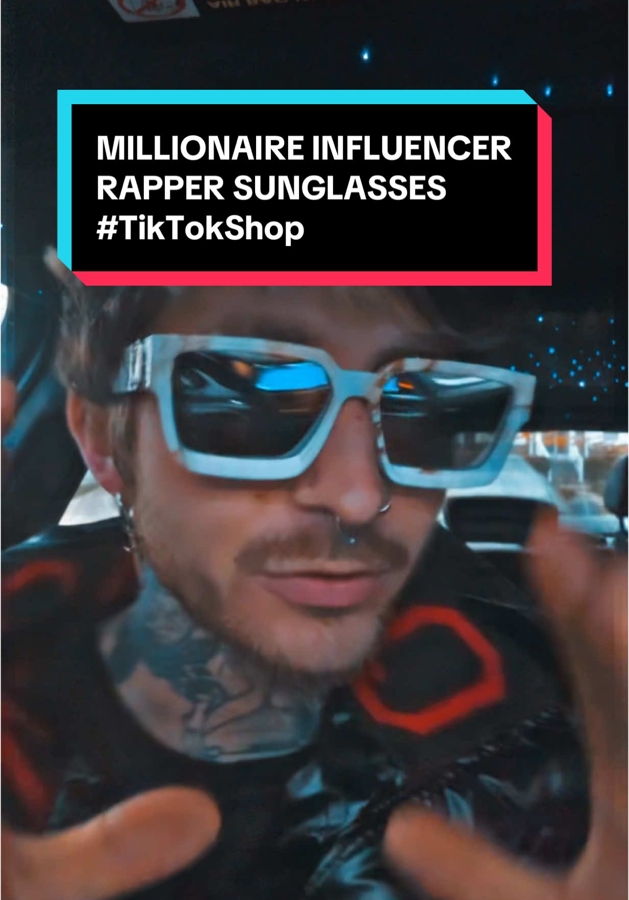 These sunglasses will make you look RICH 🤑 🤩 #americanmillionaire #richglasses #richsunglasses #sunglasses #influencer #millionaire #millionairesunglasses #fyp #fypシ #rapper #rapperglasses 