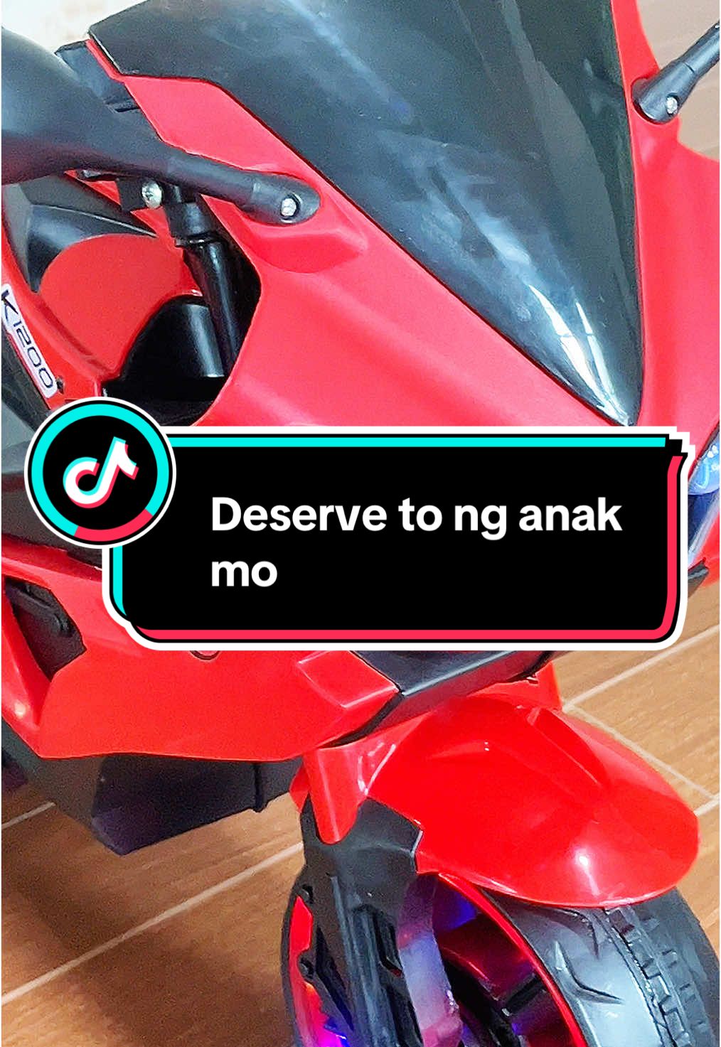 Deserve to ng anak mo #motorbike #motorforkids #rechargeablemotorforkids #fyp 