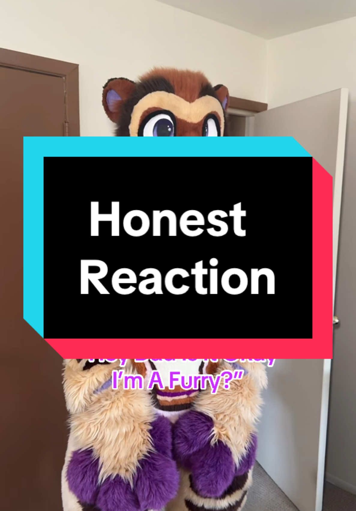 What was bro doing #furry #fursuit #furryfandom #costume #cosplay #dad 