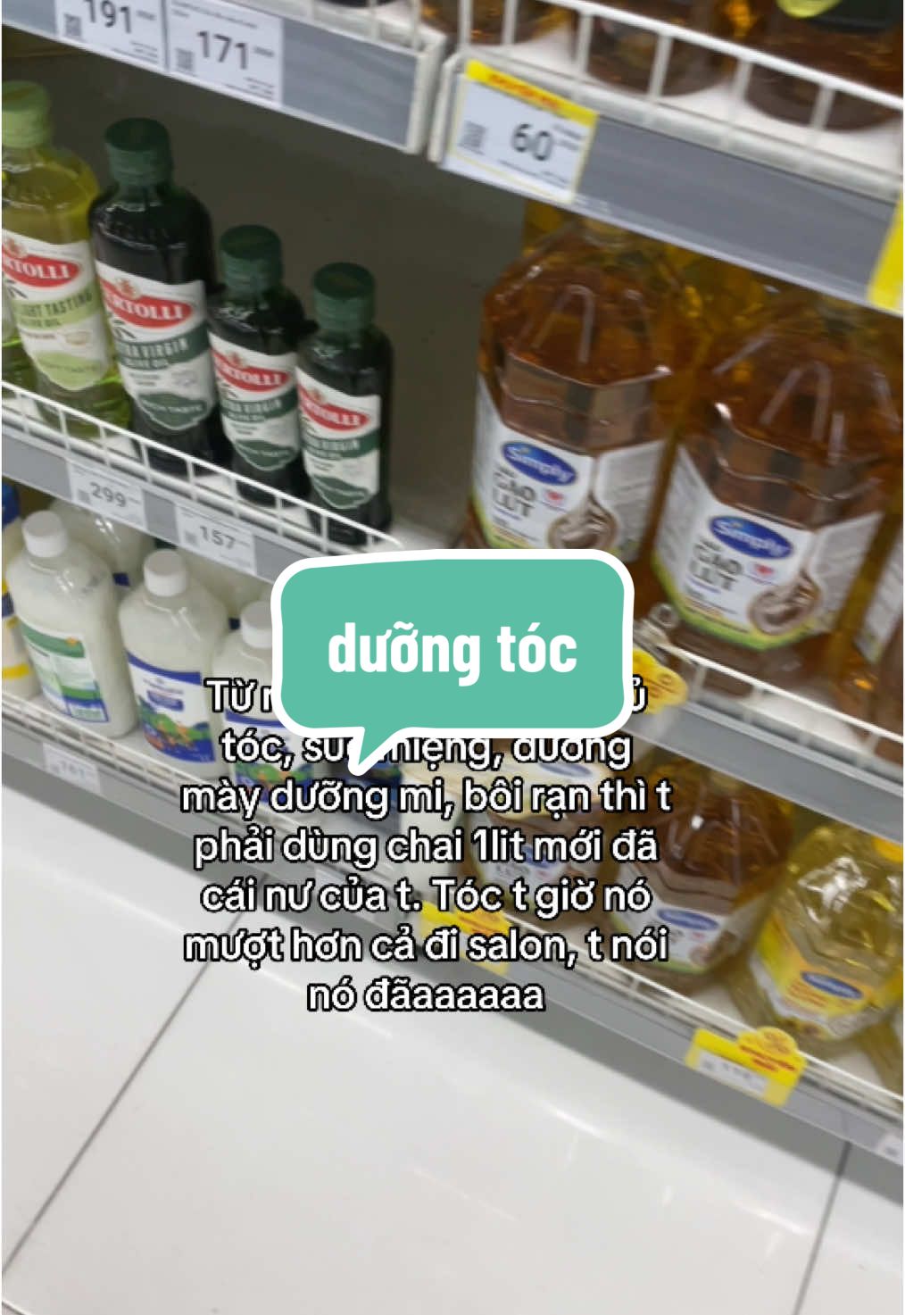 giờ toàn phải mua chai to cho đã #daudua #dauduanguyenchat #dauduavietoco #vietcoco #linhsieuthi 