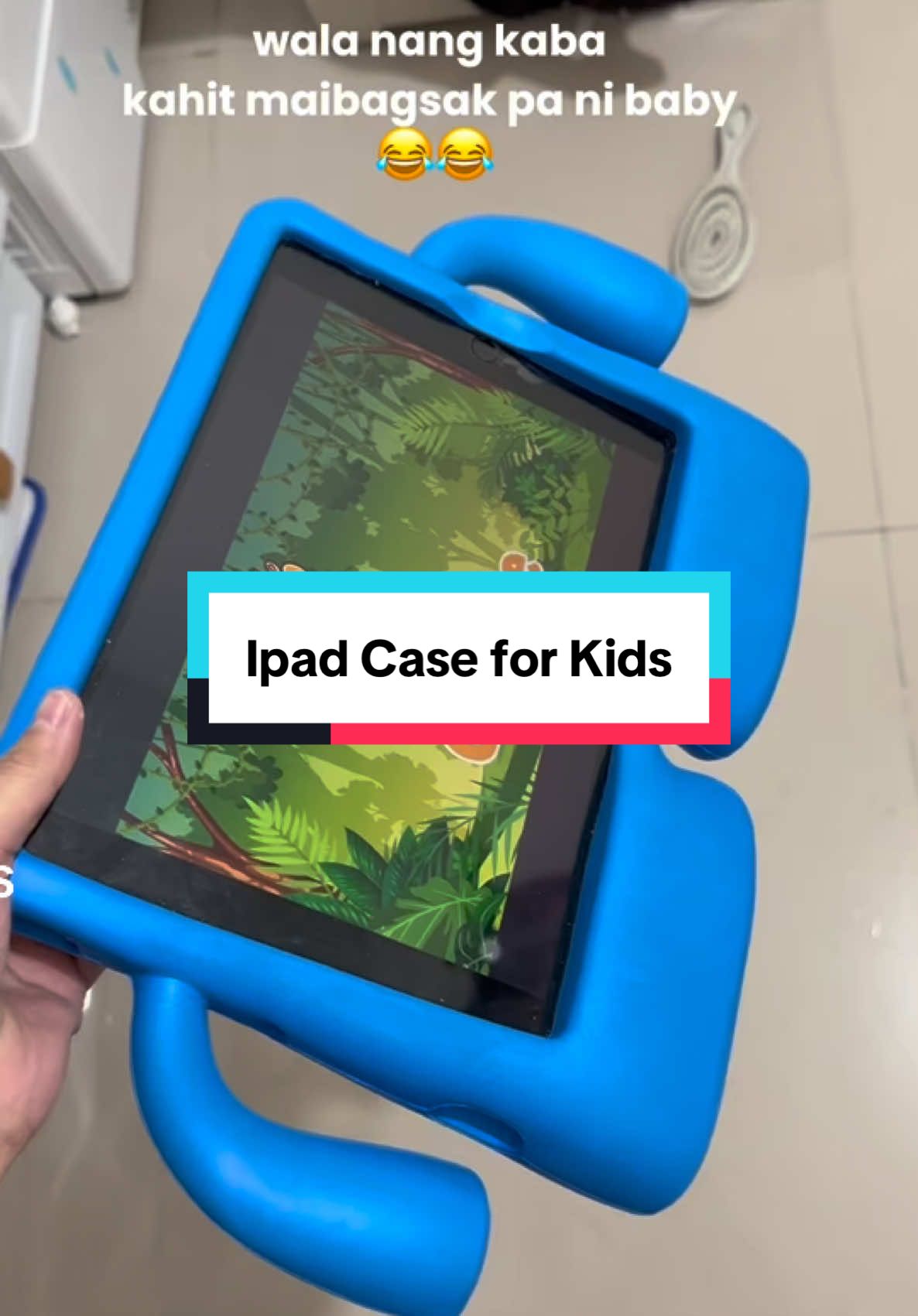 perfect sa anak mo, para sa peace of mind mo narin kahit ibalibag pa nya yan, oks lang 😂 #ipadcaseforkids #protectiveipadcaseforkids #fyp 