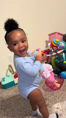 She’s always been so sweet 💕 #13monthsold #breastfed #aminagray #babiesoftiktok #toddlersoftiktok #marchbaby #toddler #baby #toddleractivities #babydoll 