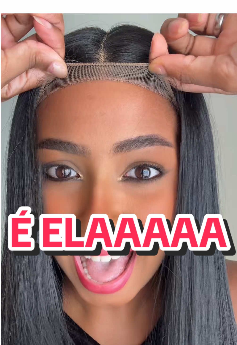 Eu sei que você quer, agora vem fazer pedido! 💋#lacefrontwig #cabeloliso #cabelo 