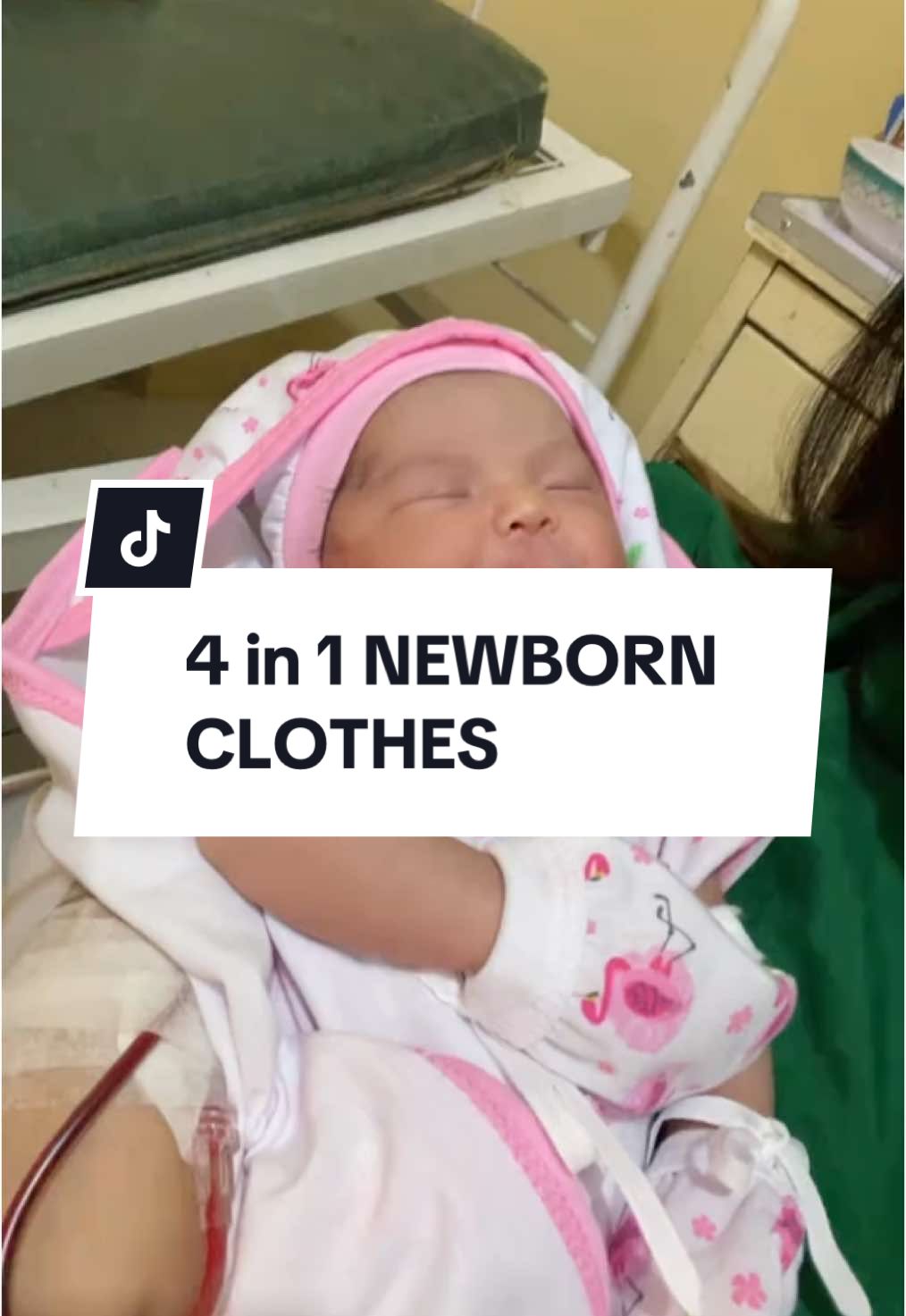 my 1 day old baby girl #newbornbaby 