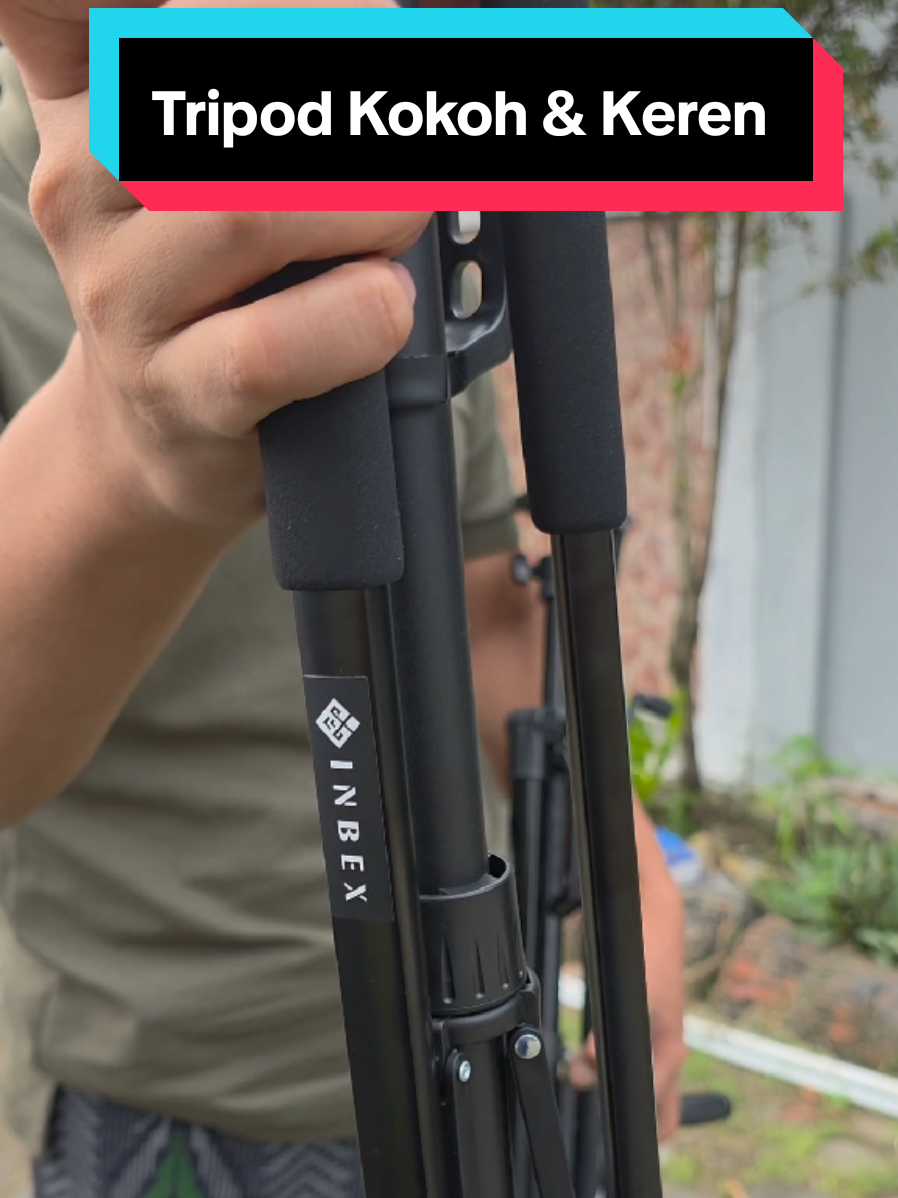Membalas @junbiji Rekomendasi bagus Tripod untuk ngonten, Tripod kokoh dan keren.  #tripod #tripodbluetooth #tripodinbex #tripodmurah 