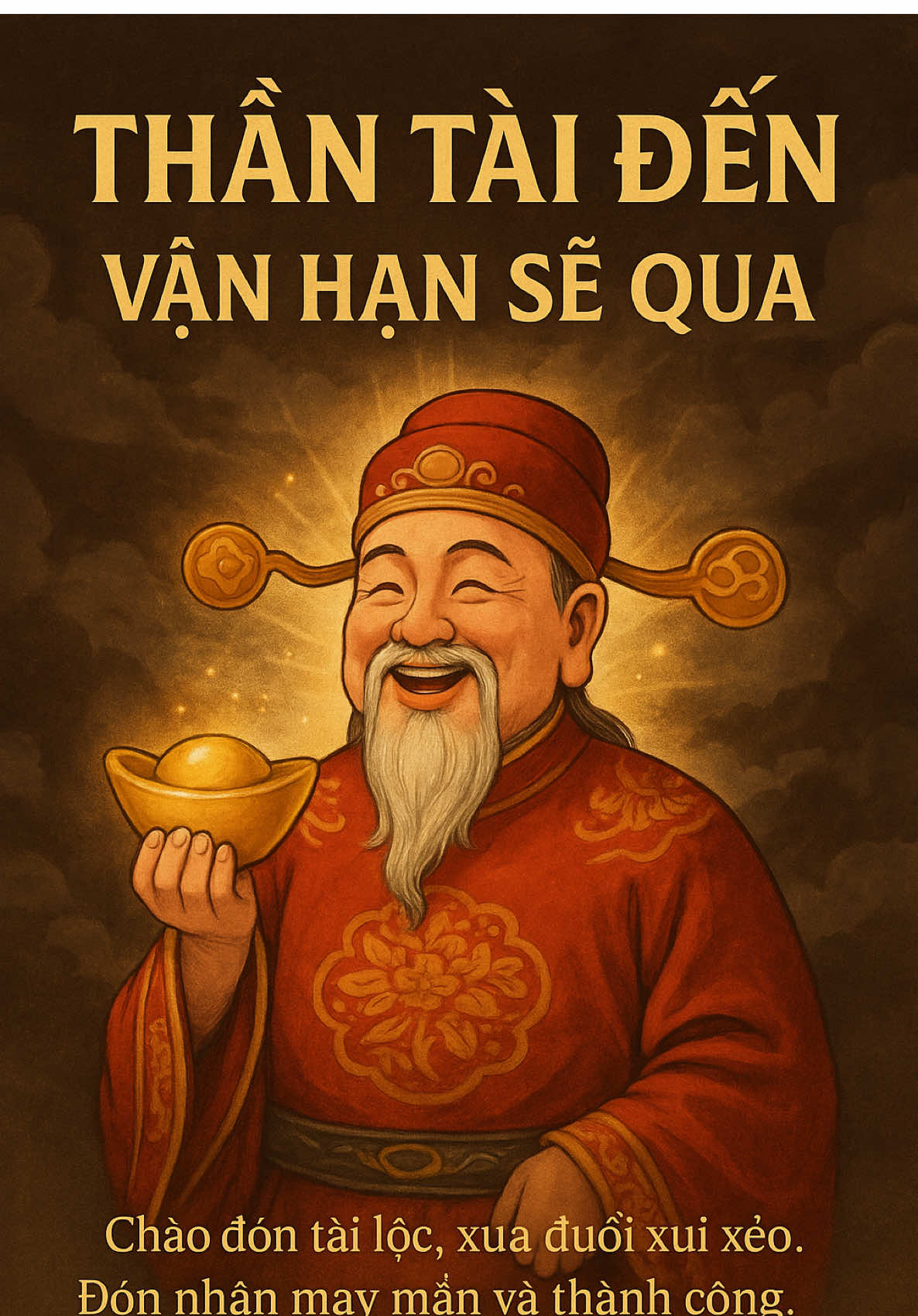 Thần Tài Đến, Vận Hạn Sẽ Qua – Đón Nhận Tài Lộc Đầy Nhà! #tamlinh #phongthuycaivan #phongthuytamlinh #phongthuy #meophongthuy #ThầnTàiĐến #VậnHạnSẽQua #ĐónNhậnTàiLộc #PhongThủyTốt #MayMắnMỗiNgày #CơHộiMới #ChúcTàiLộc #XuaĐuổiXuiXẻo #ThịnhVượngTới #phúclộcđầynhà 