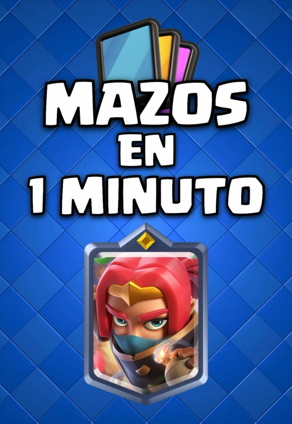 🥷¡MAZO con la BANDIDA LÍDER en 1 MINUTO! ⏰ #clashroyale #clashroyaledaily #clashroyaledeck #clashroyaletips #clashroyalememes #clash #royale #cr #deck #bandit 