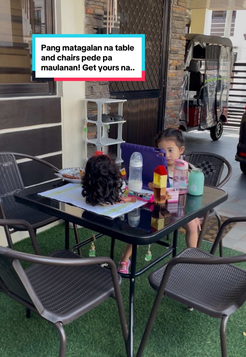 Replying to @am¥🌹 pangmatagaln pa yan fit lalo sa mga may resto #outdoortables #outdoorchair #outdoortableandchair #krisian082020 