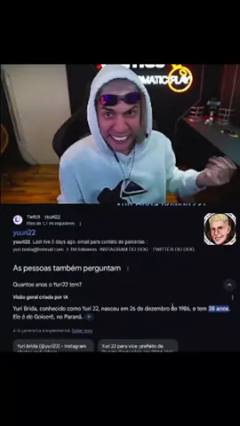 Yuri pesquisando sua idade no google #yuri22 #clipsdetwitch #google #fyp 