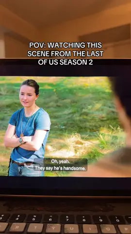 Oh the writers did good here😂 they have all seen the edits for sure lol who else is watching The Last of Us Season 2? #thelastofus #thelastofusseason2 #pedropascal ##joelmiller 