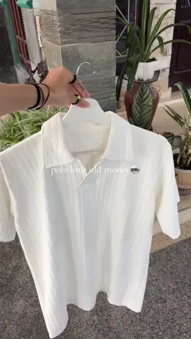 Kaos Polo Knit Old Money🪩💌 #kaospolo #polotshirt #bajupolo #oldmoneyoutfits #oldmoneystyle 