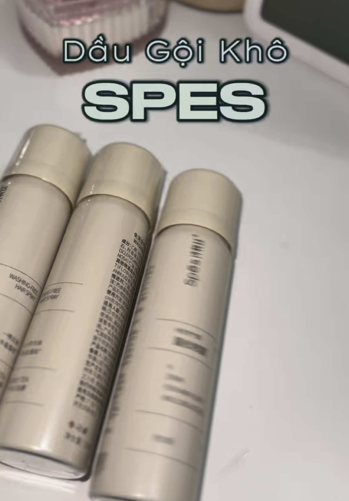 Top 1 dầu gội khô SPES cứu tinh cho những ngày tóc bết của tui 💇🏻‍♀️ #spes #daugoikho #hair #trabatuoc #xuhuong #fypシ゚ #review 