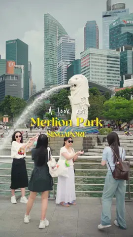 Merlion Park is a famous landmark and tourist attraction in Singapore. Located at One Fullerton, this park houses the famous mythical creature with a lion's head and body of a fish, the Merlion. There are two Merlion statues located in this park, a 8.6m tall and another 2m tall behind the big one. . . . #singapore #merlionpark #merlion #tourist #attraction #onefullerton #vacation #discoversingapore #visitsingapore #singaporetravel #singaporeinsiders #exploresg #travelasia #cinematic #sony #sonyalpha