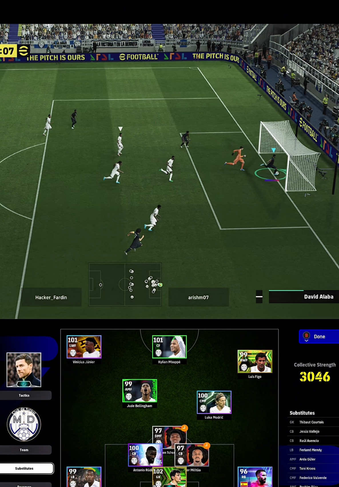 Real Madrid counter attack  #realmadrid #rma #realmadridfc #football #efootball #efootball2025 #efootballmobile #footballtiktok #footballedit #footballtogether #foryou #fyp #foryoupage 