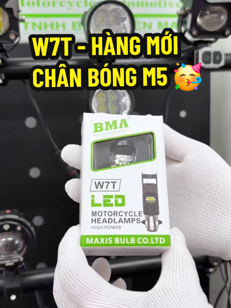 Mã bóng đèn LED xe máy chân m5 lắp dream, wave nhỏ, zx... AE thợ cần hàng ới em nhé, giá nét nuôn 😘 #w7t  #bmashop #denpha #denphaxemay #phutung 