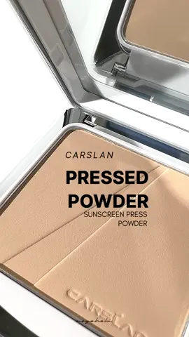 powder from @Carslanmy tak perna tak best ! waterproof tak perlu ragu la makeup memang tahan lama 🤩 da la compact powder ni ada sunscreen nya sekali best kan ✨ #carslan #carslanpowder #compactpowder #carslancosmetics #pressedpowder 