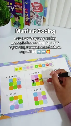 Melatih fokus anak dengan belajar coding #coding #codingforkids 