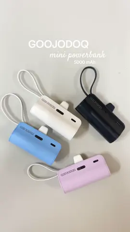 yung nabudol mo sila sa powerbank na to kaya halos makompleto nyo na yung mga available colors ✨🔋#powerbank #powerbankmini #powerbankfastcharging #goojodoq #powerbankviral #5000mah #fastcharging #fyp #iphone #typec 