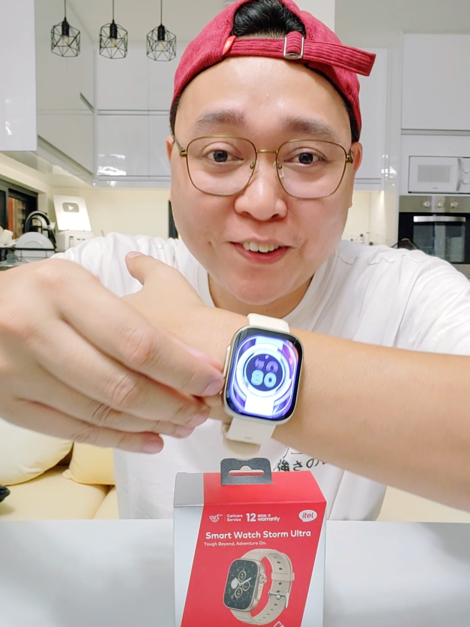 Itel Smartwatch O23 Storm Ultra Metal Crafted 1P68 Waterproof 2.02