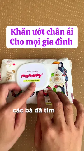 Sờ nó ẩm mềm sướng tay lắm nha các bà #khănướtmamamytropical #2025 #thinhhanh 