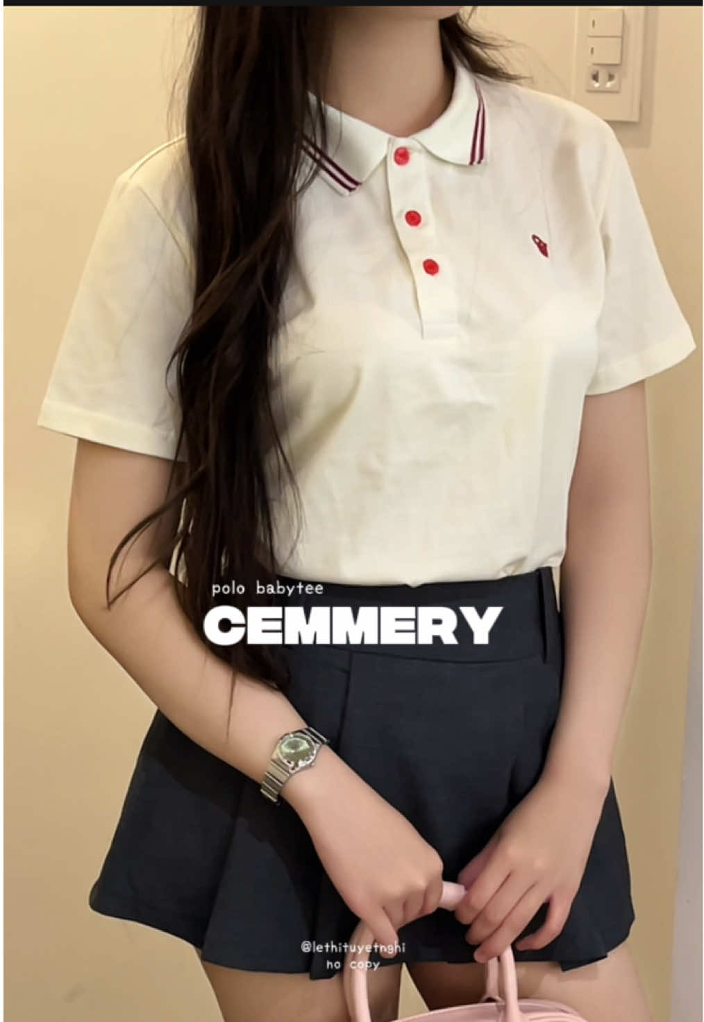 thiết kế đơn giản mặc với quần jean , chân váy đều xinh 🌟🥯#cemmery #polobabytee #unboxing #reviewlamdep #macdepmoingay #aothunlocalbrand #nghile2009 #muataitiktok 