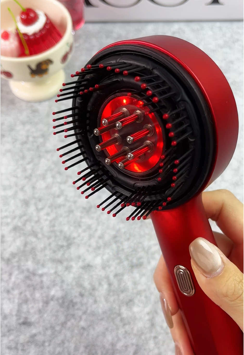 electric hair massager after a long day the only thing your hair need to refresh is a brush which can massage your scalp and dispense your favorite oil follow to see other advantages #haircare #scalpmassage #scalpcare #tiktokmademebuyit #electrichairmassager #hairstyling #hairbrush #beauty 