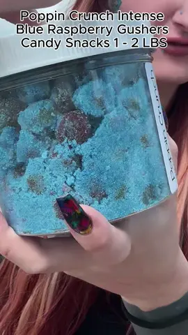 You guys know I’m OBSESSED with these things!😍 YUM!! #blueraspberry #blueraspberrygushers #yum #Foodie #delicous #tuffyandemma #fyp #fypシ #fypage #fypシ゚viral #gushers #Foodie #candy #mukbang 
