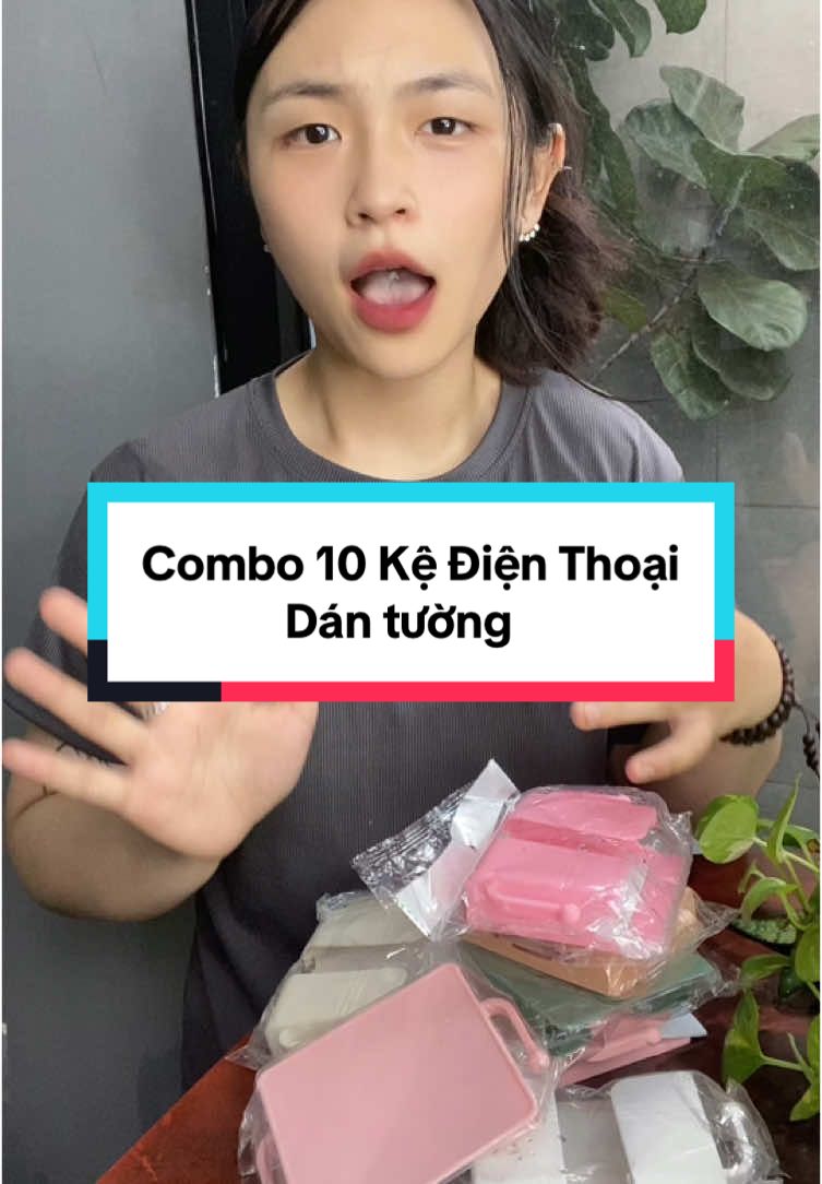 Combo 10 Kệ Điện Thoại Dán tường tiện lợi #kedantuong #giadodienthoai #mocchiakhoa #xh #xhtiktok #LearnOnTikTok #viral #khosihungphu2 