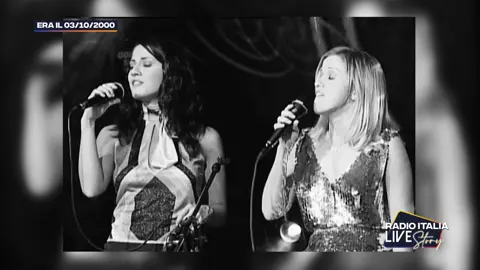 Le sorelle più amate d'Italia! Dai nostri archivi: 3 ottobre 2000, @paolaechiaraofficial cantano 