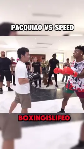 Pacquiao Sparring speed!” #mannypacquiao #ishowspeed #boxing🥊 #speedy