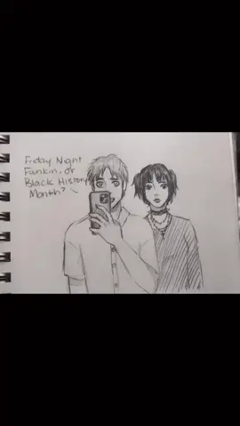 This was funny 4 hours ago when I started on it. #nerdarmin #arminarlert #armin #erenjaeger #eren #gothmikasa #mikasa #mikasaackerman #drawing #aot #AttackOnTitan #anime #manga #anitok #animetiktok #fyp 