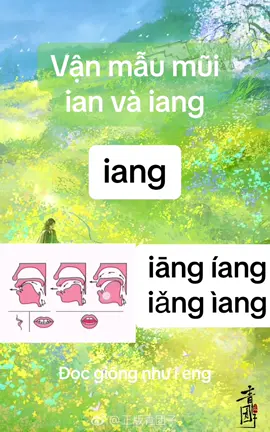 Vận mẫu mũi ian và iang - các bạn đừng tiếc 1 follow nhá - tiếp thêm động lực hêhhe#tuhoctiengtrung #tiengtrung #chinese #pinyin 