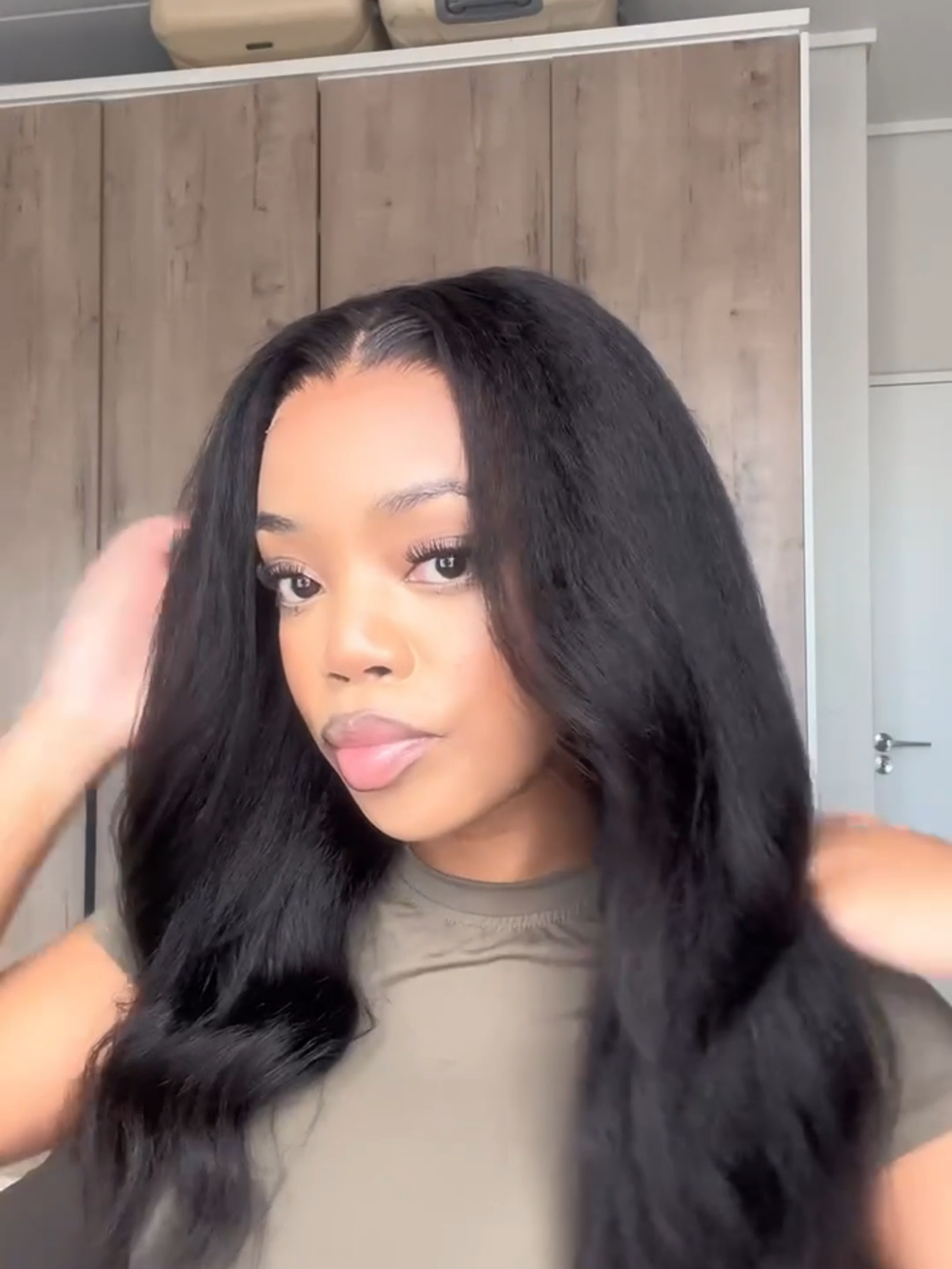 Zero glue = zero damage! Protect your edge with this glueless wig! - Hair info: 16 inch, KIE001✨ - Myfirstwig South Africa Site Officially Launched! Cl!ck🔗 in my b!o to get FREE shipping👆🏿#myfirstwig #whatyouseeiswhatyouget #wiginstall #wiglover #gluelesswig #beginnerwig #protectivestyles #bobwig #summerwig #humanhairwig #straighthair#qualitywig #blackgirlmagic #kinkyhair