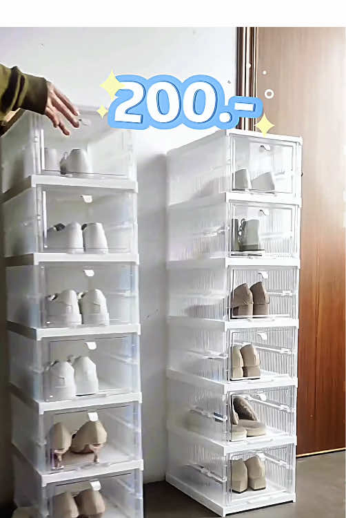 ✅ พับเก็บง่าย - ประหยัดพื้นที่ เหมาะสำหรับหอพัก/คอนโด ✅ แข็งแรงทนทาน - วัสดุคุณภาพดี ใช้งานได้ยาวนาน ✅ สวยเก๋ไก๋ - ดีไซน์โมเดิร์น เข้ากับทุกสไตล์ห้อง#WaysToWear#ShowUsWhatYouGot#กล่องเก็บรองเท้า  #ของใช้ในบ้าน  #จัดบ้าน  #ไอเดียจัดเก็บ