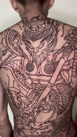 Tôn Ngộ Không Full lưng nhật cổ #tattoo #datmatattoo #xuhuongtiktok #xuhuong2025 #hinhxamdep #xamhinhnghethuat #korea #nhatco #irezumi #tonngokhong 