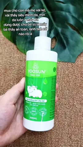 trời nắng nóng như này mà tìm được em sữa dưỡng ẩm này đúng là chân ái luôn á mấy bà.  Vừa an toàn, vừa lành tính, bôi tới đâu thấm ngay tới đó, chất kem dạng lỏng, mát lắm luôn í #xuhuong #viralvideotiktok #yoosun #skincare #mevabe 