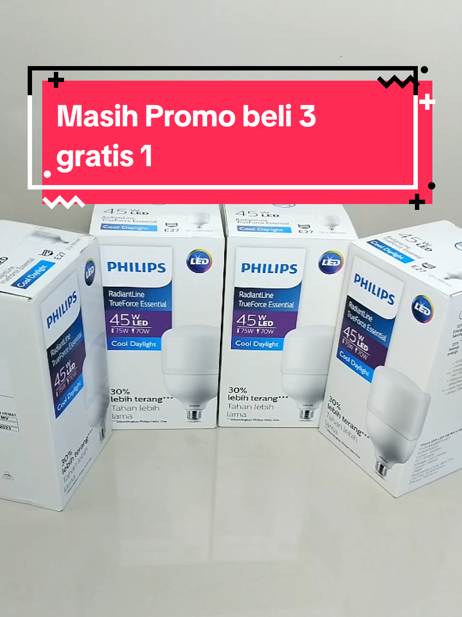 Membalas @radenpenutup4 Paket hemat lampu led jumbo philips 40w beli 3 gratis 1 40 watt 30 watt 22 watt 18 watt 45 watt 35 watt 25 watt 20 watt #lampu #lampuled #lampujumbo #philips #lampu18watt #lampumurah  #downlight #lampuemergency 