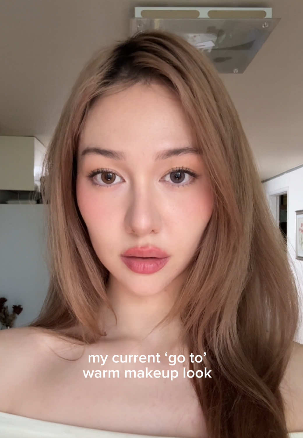 tag your warm-toned bestie! 🍒 this soft, warm-toned makeup look is quick, easy, and gives that naturally bronzed glow—perfect for golden or warm leaning olive undertones products: @TORRIDEN US @HOLIKA HOLIKA @HEMEKO @THESAEM_official   @Fenty Beauty @cliocosmetics_global @House of Hur @Rom&nd US  #warmtonedmakeup #softmakeuplook #bronzedglow #quickmakeup #makeuptips #warmtonedgirls #naturalglam #kbeautymakeup #everydaymakeup #makeuptutorial  #creatorsearchinsights   